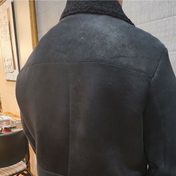 Aston Miles Shearling Men's Coat - Picture 6 of 15